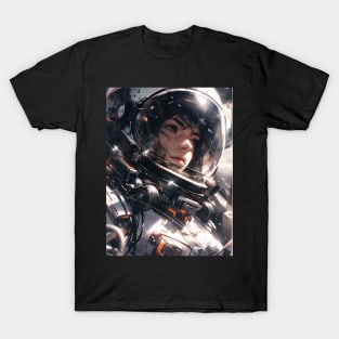 Female astronaut is in trouble T-Shirt